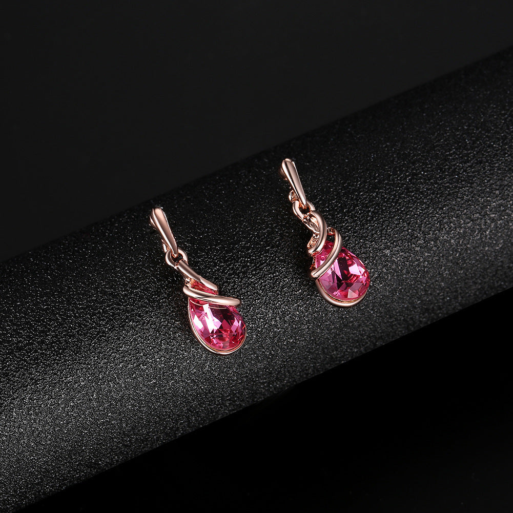 Pink Gemstone Jewellery Set