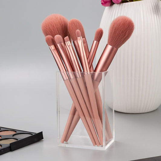 8pcs Pink Makeup brush set