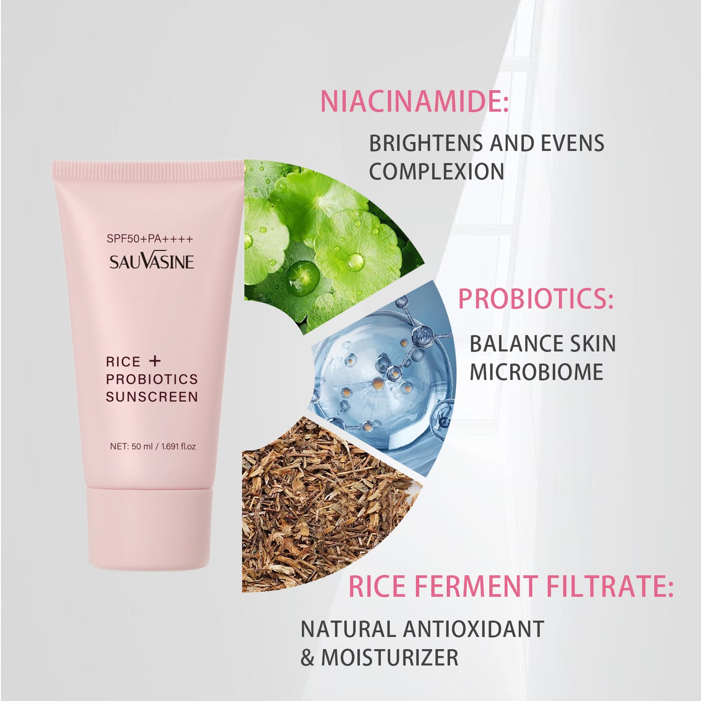 SauVasine Sunscreen SPF50