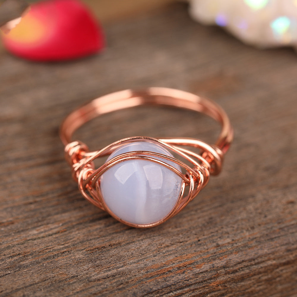 Crystal rings (one size)