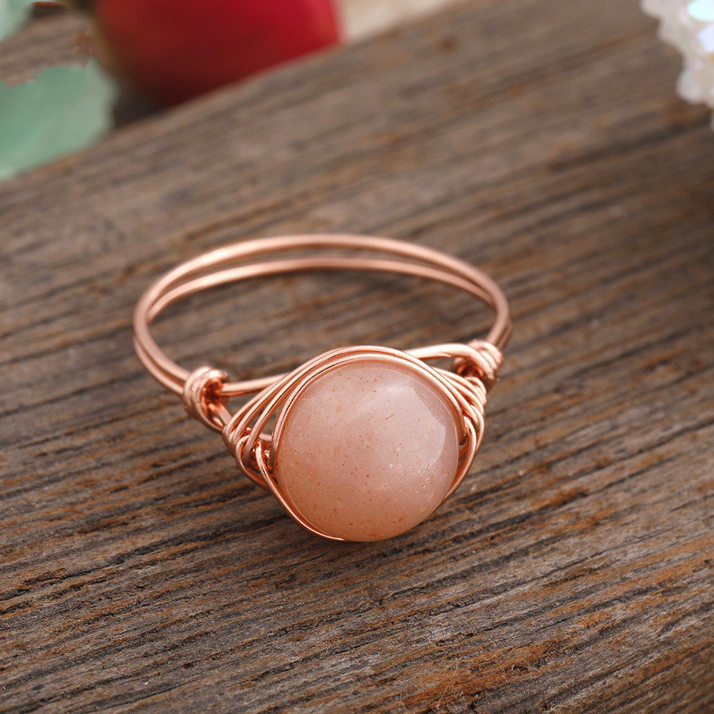 Crystal rings (one size)
