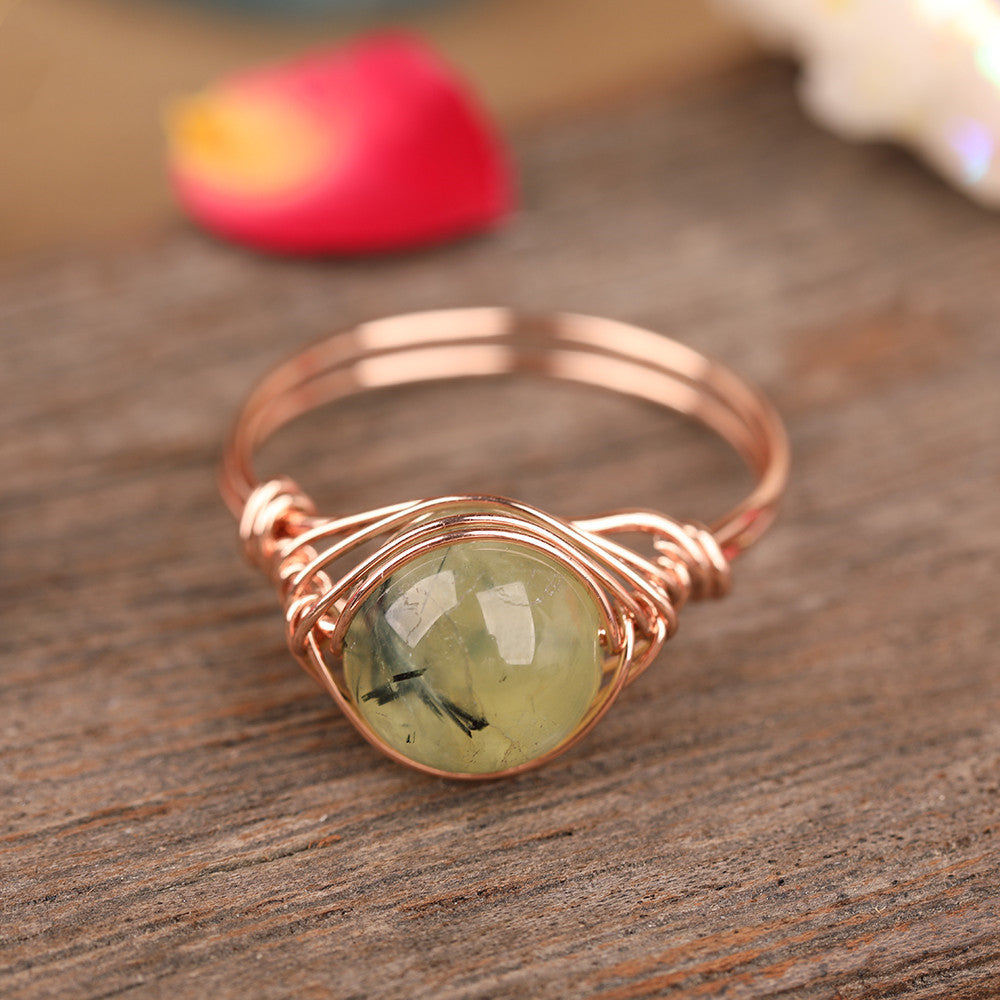 Crystal rings (one size)